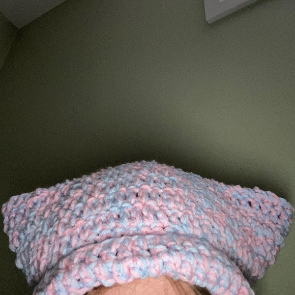 PASTEL KITTY EAR HAT - Picture 1 of 3